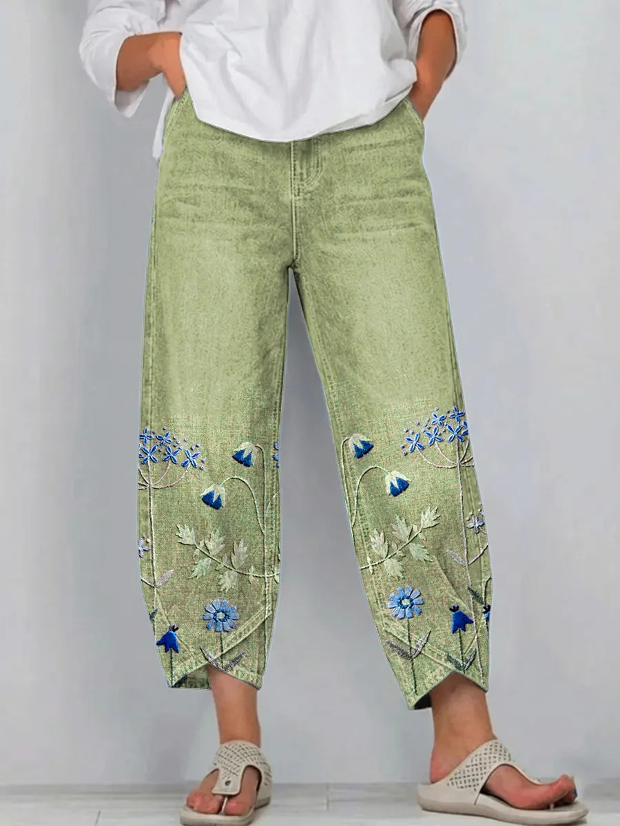 Aven™ | Casual Embroidered Pants