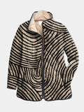 Inaya | Quilted Jacket with Hand-Drawn Circular Pattern