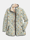 Nola | Quilted Jacket with Enchanting Floral Print