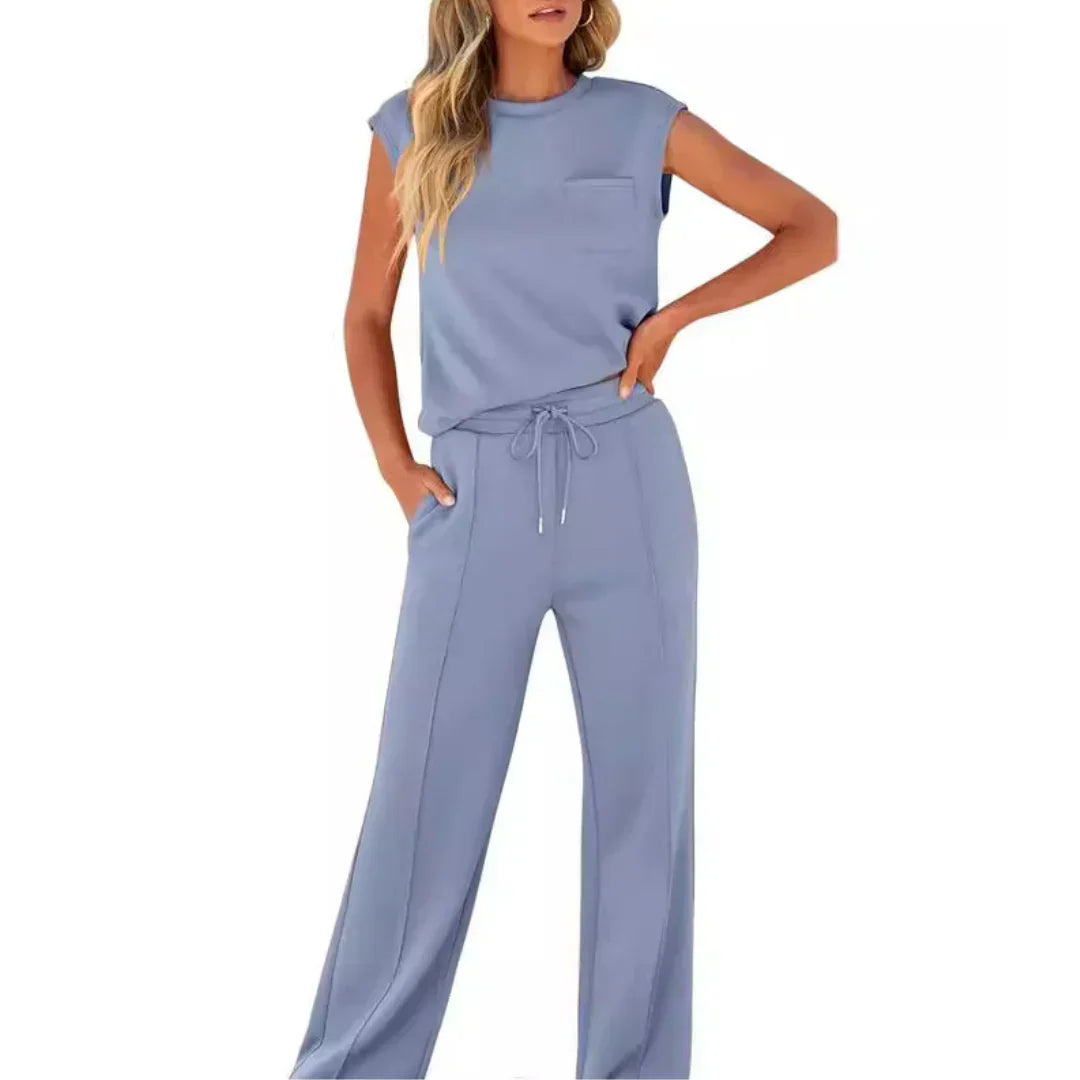 ELLE | SUMMER CASUAL SILK SET