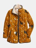 Eira | Black Quilted Coat for Cats Special Halloween