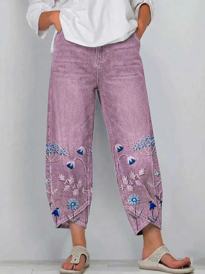 Aven™ | Casual Embroidered Pants