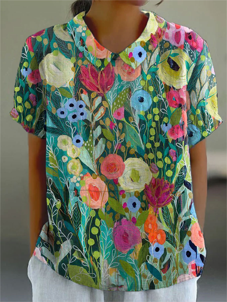 Daisy | Watercolor Floral Chemise