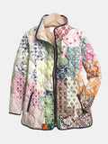 Suri | Casual Quilted Jacket with Floral Print