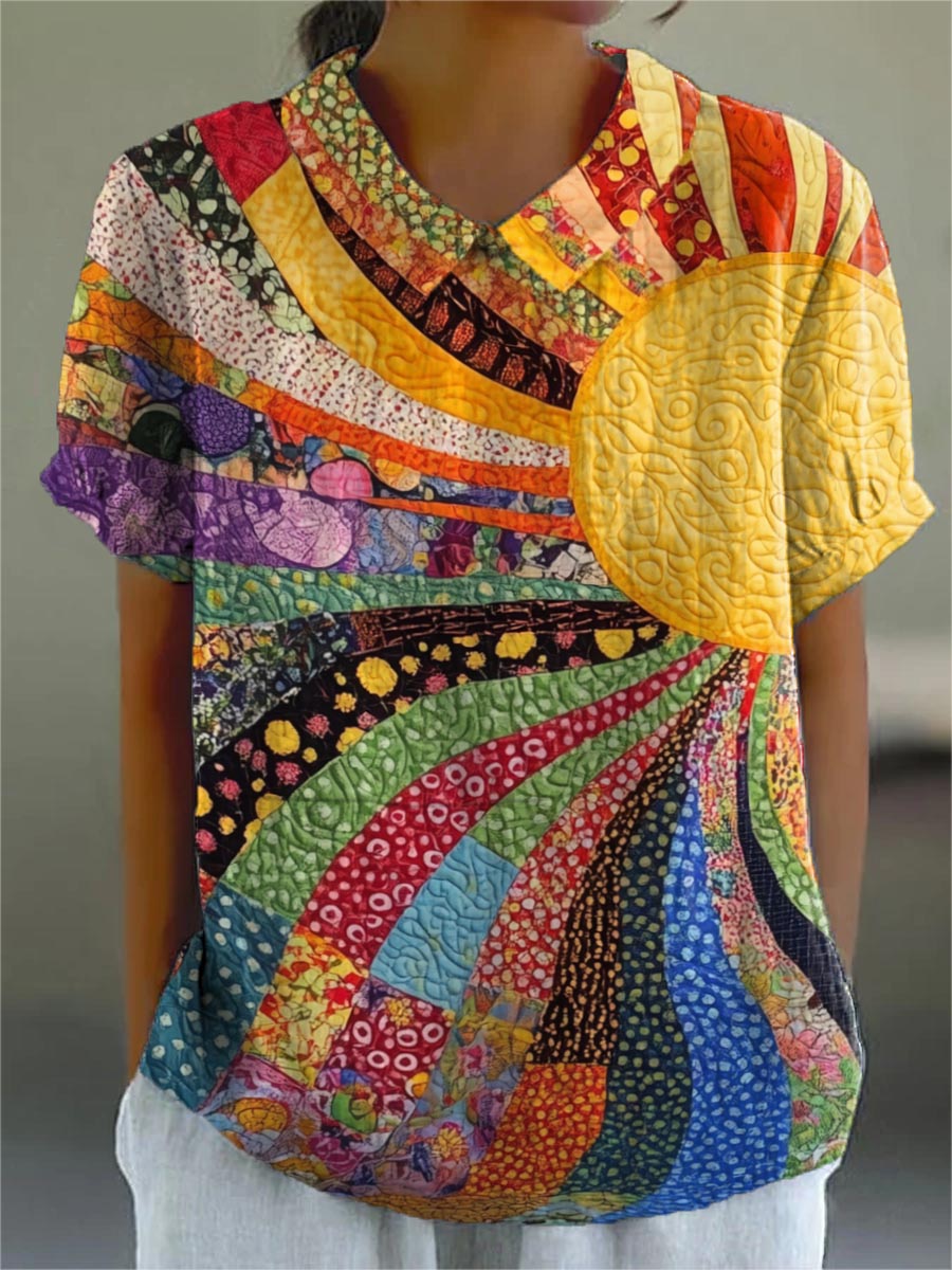 Lila | Sun Patchwork Shirt