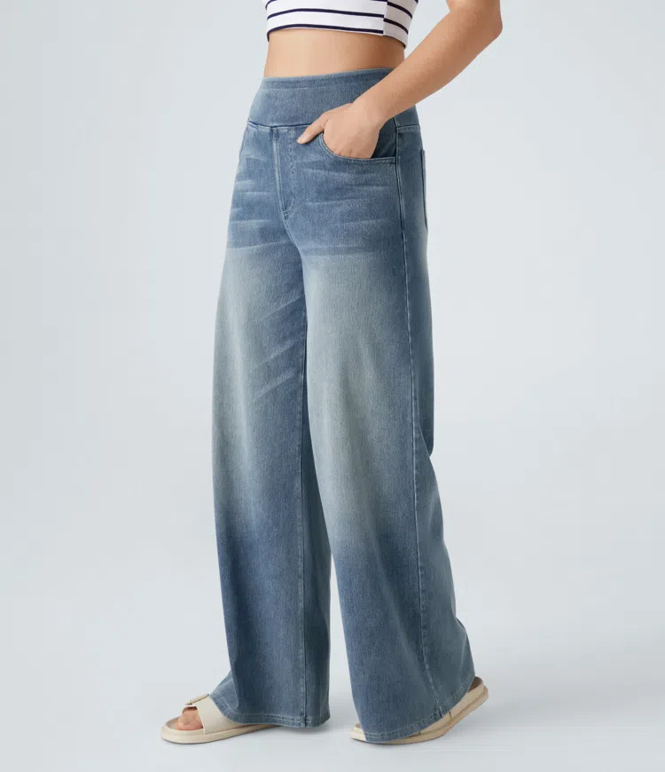 Solène – Wide Leg Jeans, Relaxed Fit