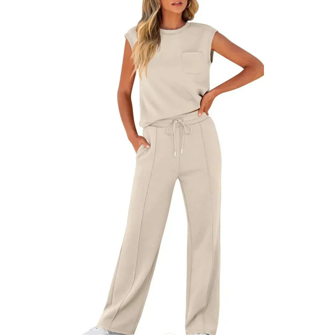 ELLE | SUMMER CASUAL SILK SET