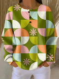 Saga | Abstract Patterned Sweater