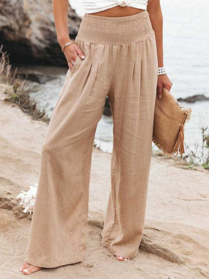 Thaloria – Wide-Leg Linen Pants