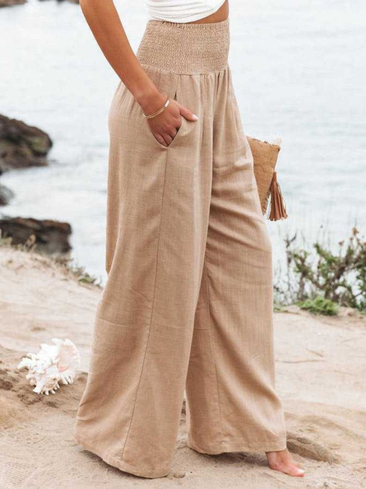 Thaloria – Wide-Leg Linen Pants