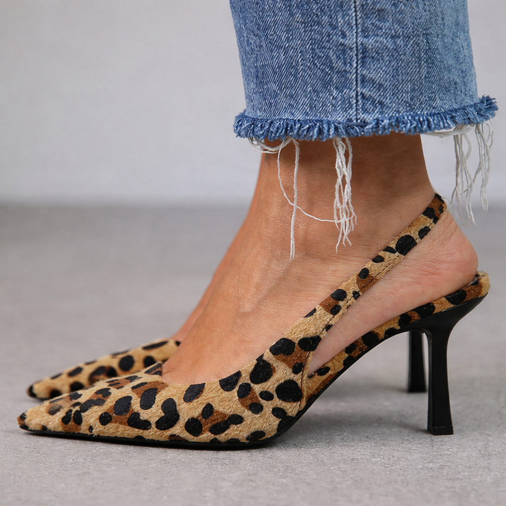 Maria | Leopard Print High Heels