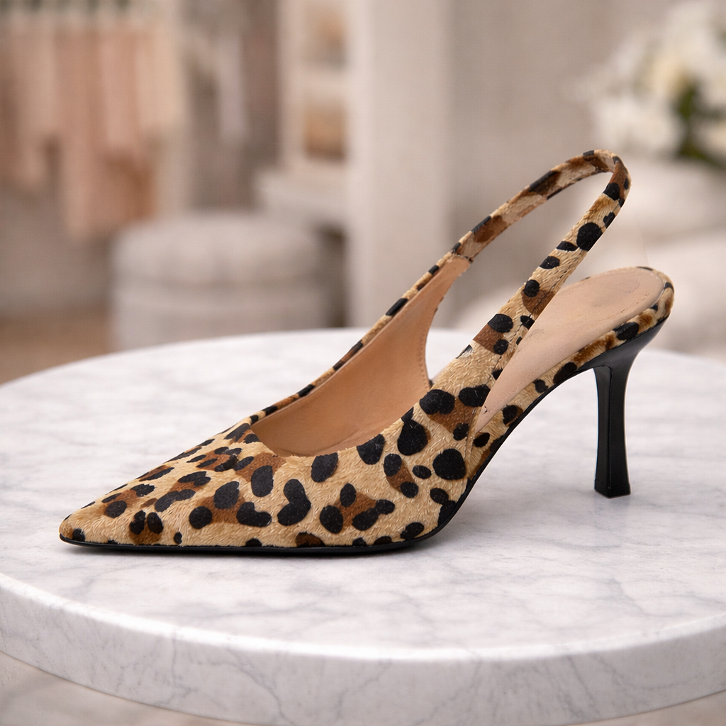Maria | Leopard Print High Heels