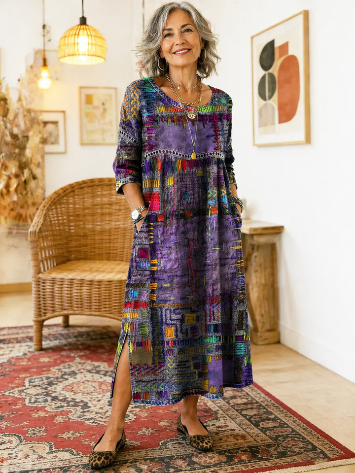 Nessa™ | Stylish Print Dress