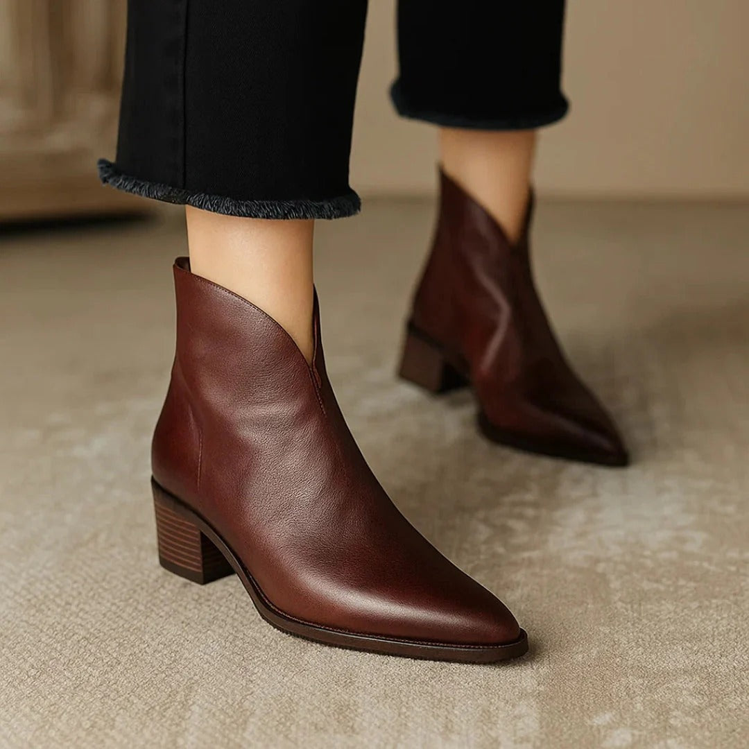 Viela® - Orthopedic Leather Ankle Boots | Premium Edition