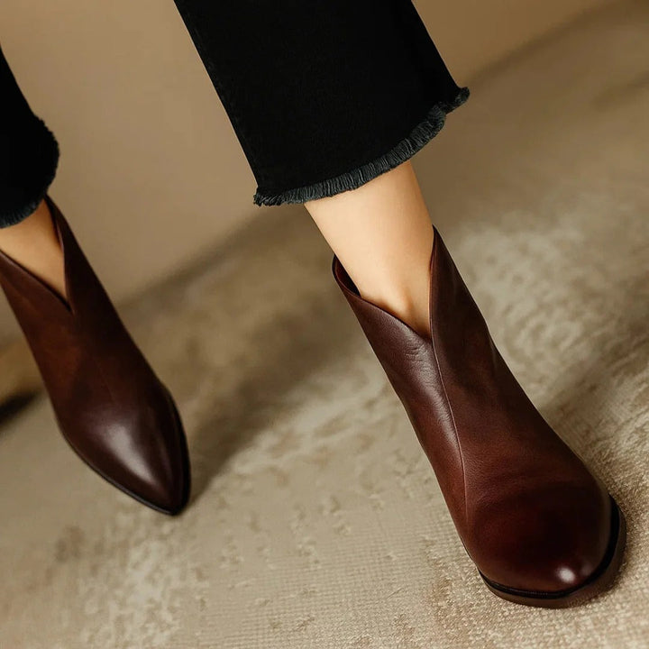 Viela® - Orthopedic Leather Ankle Boots | Premium Edition