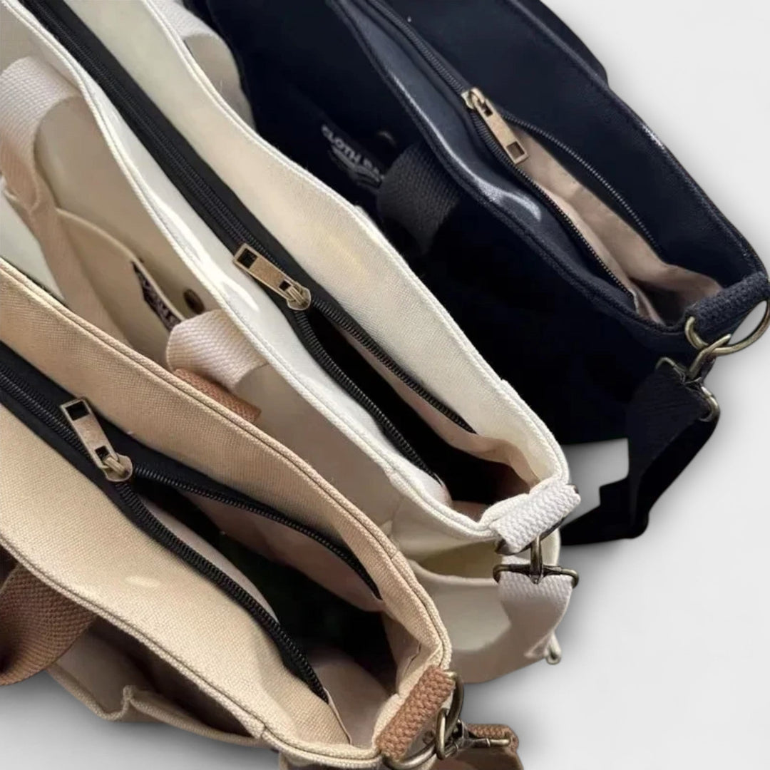 Olivia - Canvas Tote Bag with Sleek Design