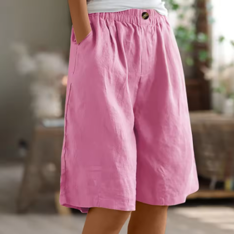 Zyla – Casual Linen Shorts
