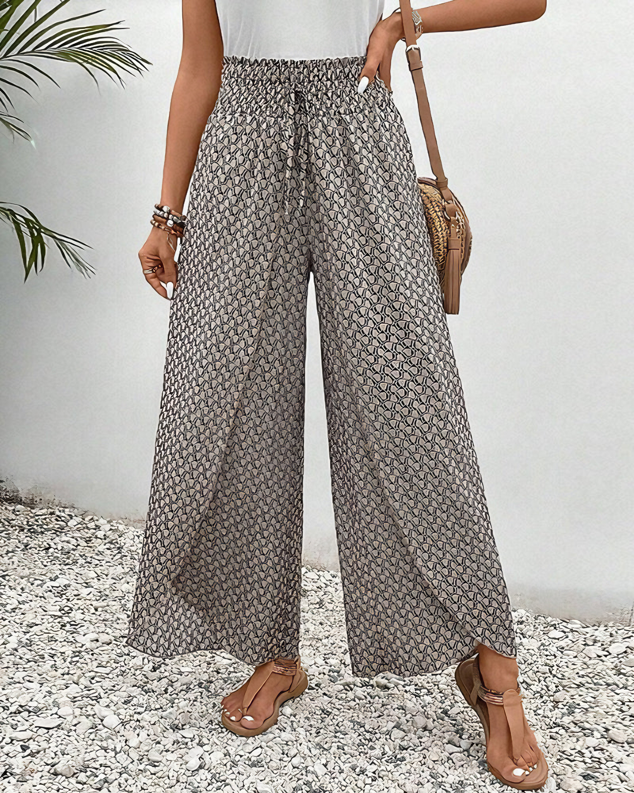 Jessica | Casual Wide Leg Pants