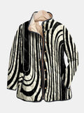 Soraya | Casual Quilted Jacket with Abstract Geometric Pattern