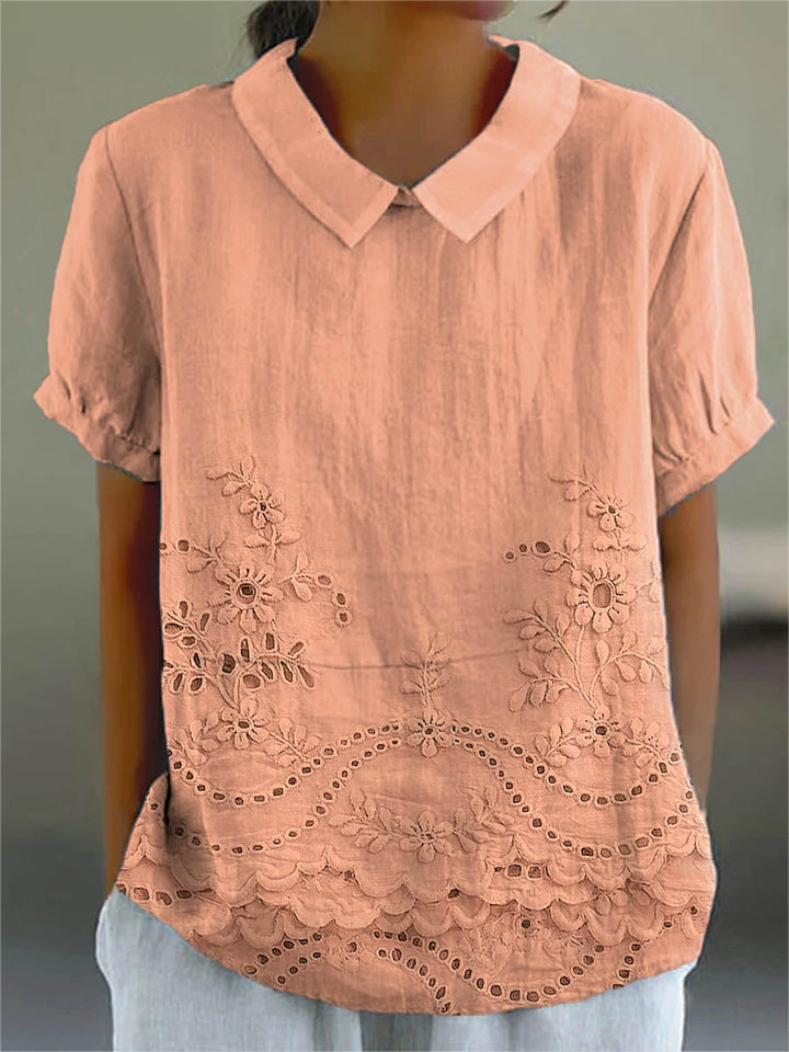 Lily | Floral Embroidered Chemise