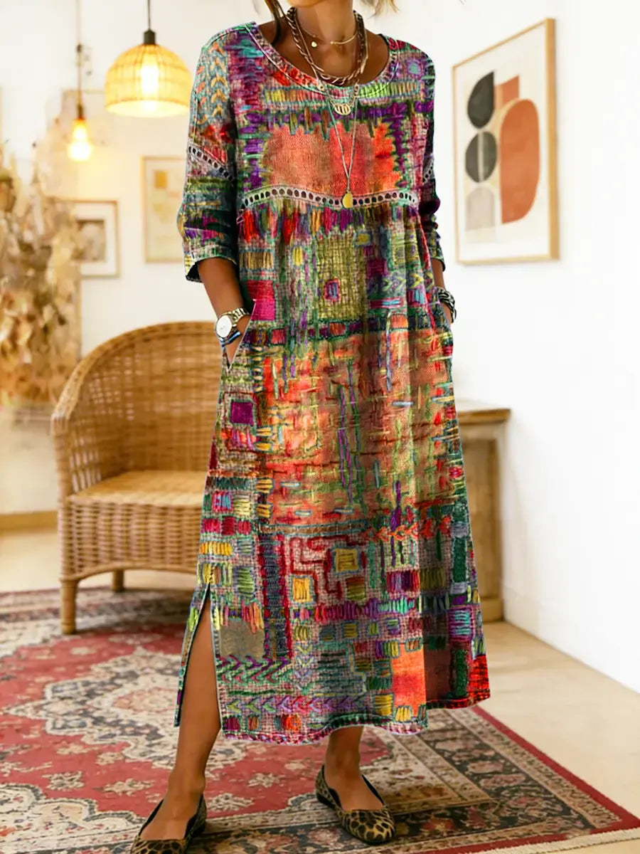 Nessa™ | Stylish Print Dress