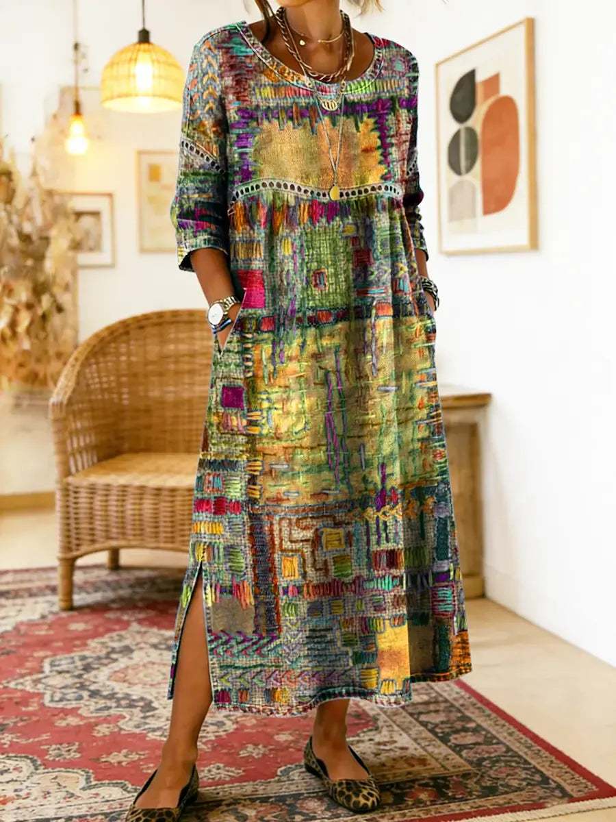 Nessa™ | Stylish Print Dress