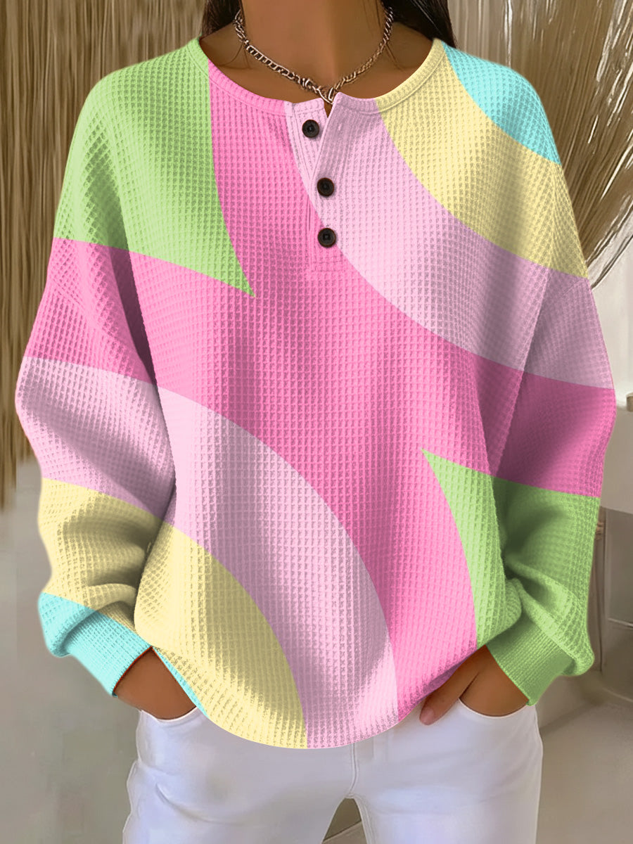 Vera | Geometric Abstract Pattern Sweater
