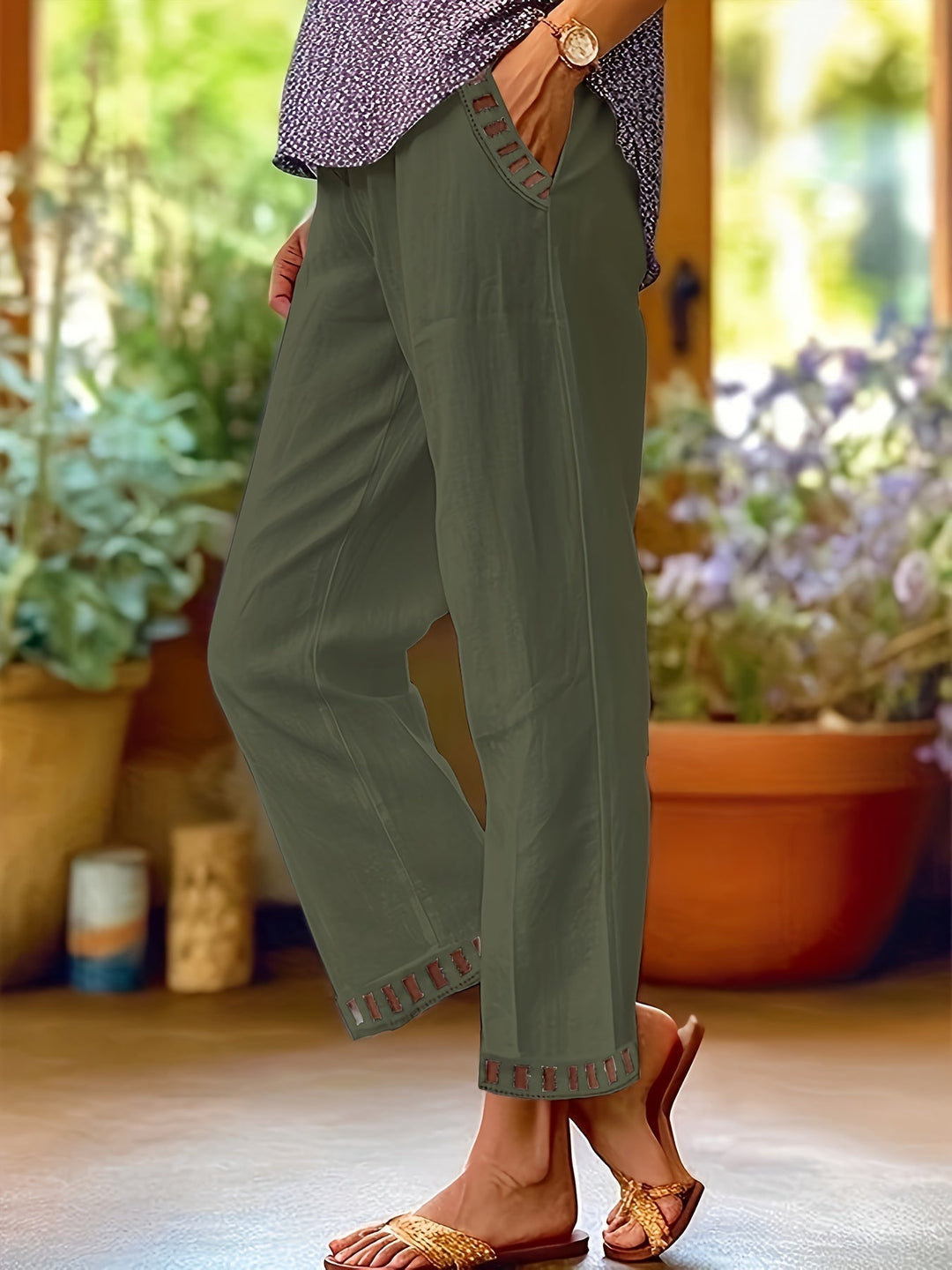 Wren | Casual Short Pants with Ribbed Finishes