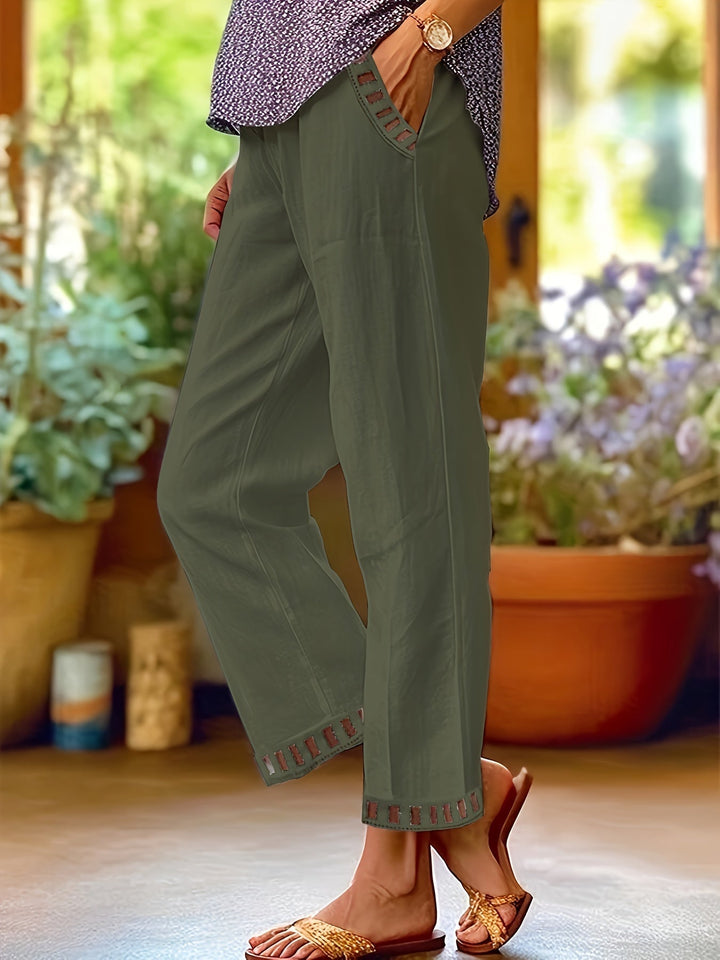 Wren | Casual Short Pants with Ribbed Finishes