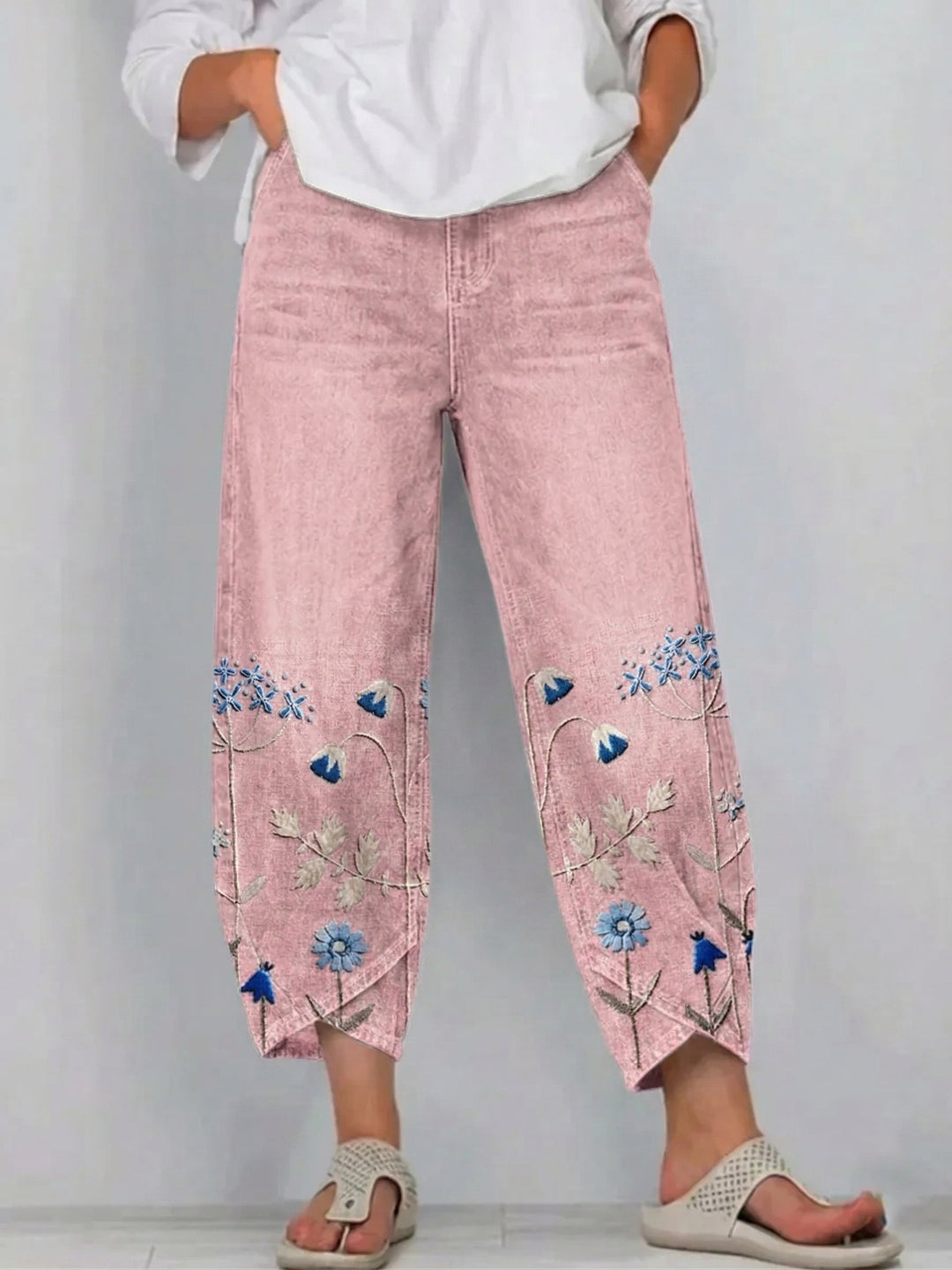 Aven™ | Casual Embroidered Pants