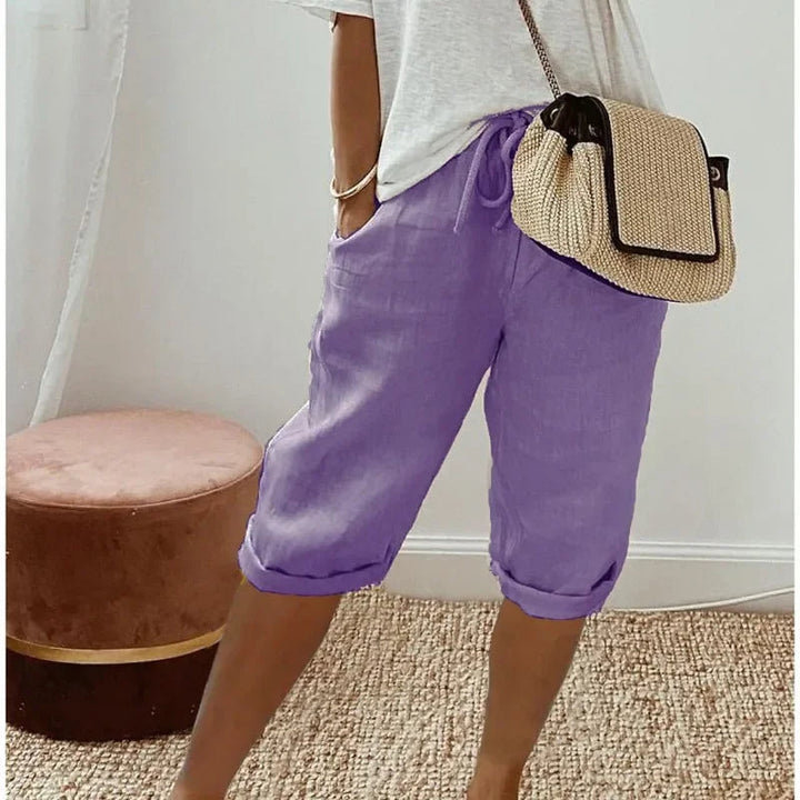 Janet – Linen Shorts