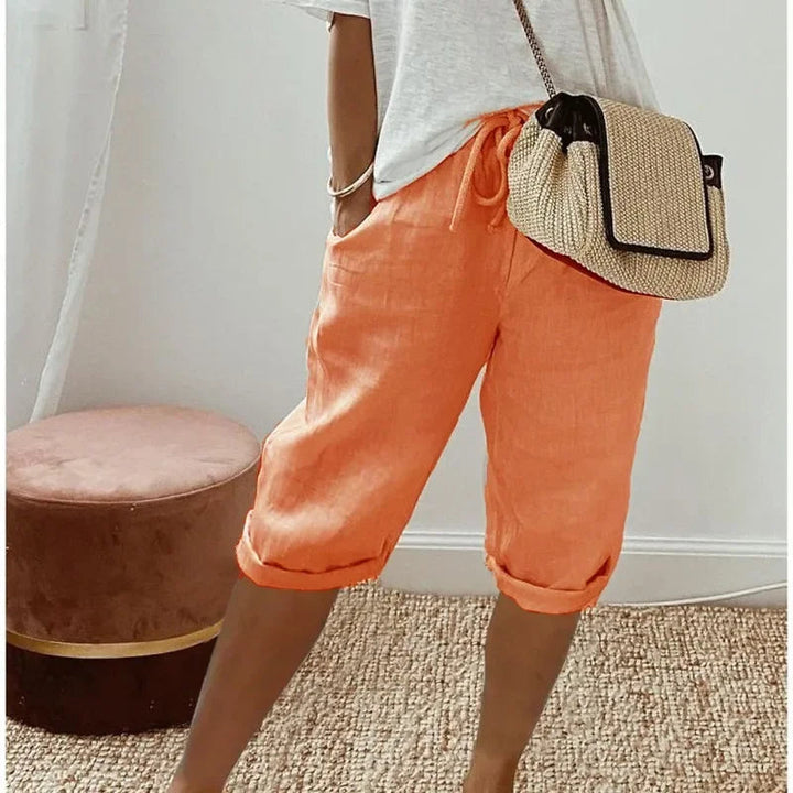 Janet – Linen Shorts